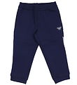 Emporio Armani Trousers - Black Iris w. Logo Stripe