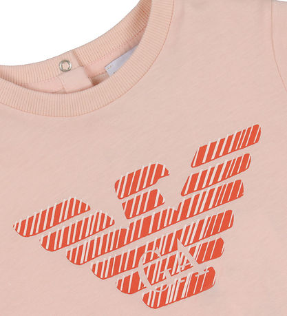 Emporio Armani T-shirt - Pink w. Logo