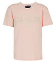 Emporio Armani T-shirt - Pink w. White Emporio Armani T-shirt - Pink w. White