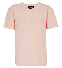 T-Shirt Emporio Armani - Rose av. Blanc