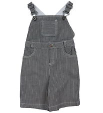 Emporio Armani Hängselbyxor - Marinblå/Vitrandig
