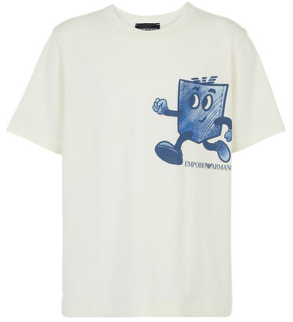 Emporio Armani T-shirts - 3er-Pack - Blau/Weiß/Navy m. Print Emporio Armani T-shirts - 3er-Pack - Blau/Weiß/Navy m. Print