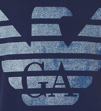 Emporio Armani T-shirts - 3er-Pack - Blau/Weiß/Navy m. Print Emporio Armani T-shirts - 3er-Pack - Blau/Weiß/Navy m. Print