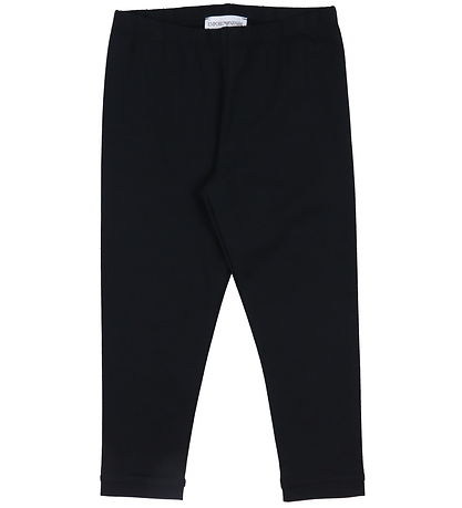 Emporio Armani Leggings - Navy w. White Emporio Armani Leggings - Navy w. White