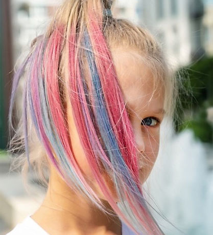 Étoiles nébuleuses Craie de Cheveux - 6 Pack - Glitter