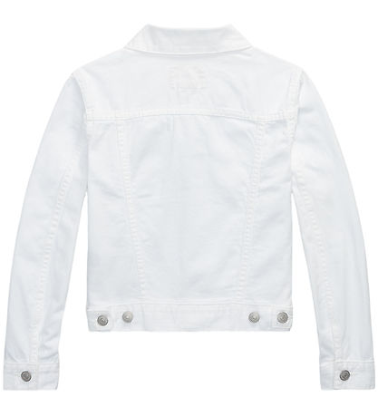 Polo Ralph Lauren Denim Jacket - Cropped - Trucker - White
