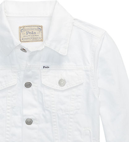 Polo Ralph Lauren Denim Jacket - Cropped - Trucker - White