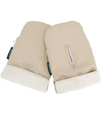 KongWalther Pram Gloves - Østerbro - Cream Fleece KongWalther Pram Gloves - Østerbro - Cream Fleece