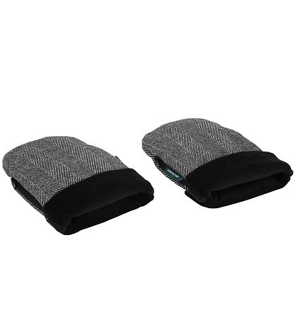 KongWalther Pram Gloves - Østerbro - Black Tweed