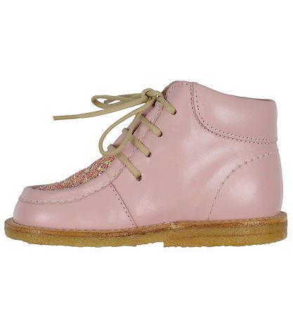 Angulus Prewalker - Pale Rose/Rose Glitter
