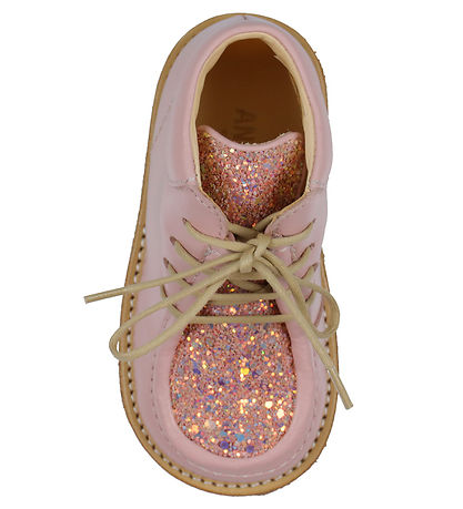 Angulus Prewalker - Pale Rose/Rose Glitter