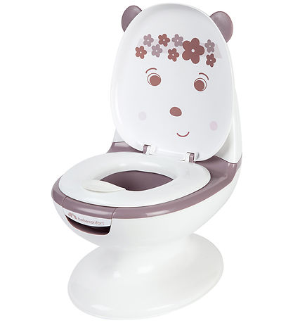 Bebeconfort Toilet - Mini - White/Lavender w. Bear Bebeconfort Toilet - Mini - White/Lavender w. Bear