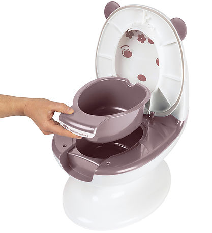 Bebeconfort Toilet - Mini - White/Lavender w. Bear Bebeconfort Toilet - Mini - White/Lavender w. Bear