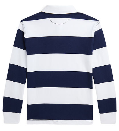 Polo Ralph Lauren Polo skyrta - C Core - Dökkblátt/Hvít - röndót Polo Ralph Lauren Polo skyrta - C Core - Dökkblátt/Hvít - röndót