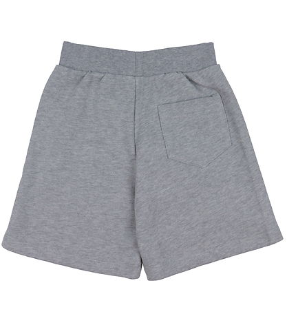 Versace Sweat Shorts - Grey Melange w. White