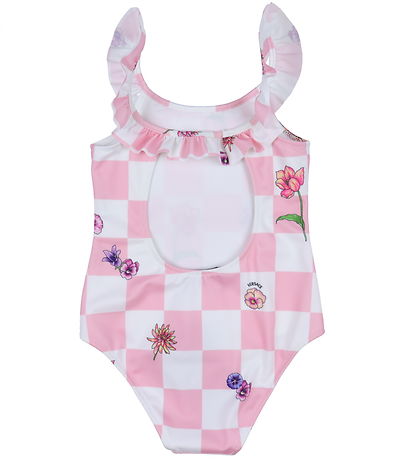 Versace Swimsuit - Tutu Pink/White Check w. Flowers