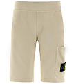 Stone Island Sweat Shorts - Natural Beige