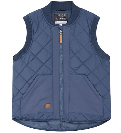 Hust and Claire Puffer Vest - HCEg - Peony Blue