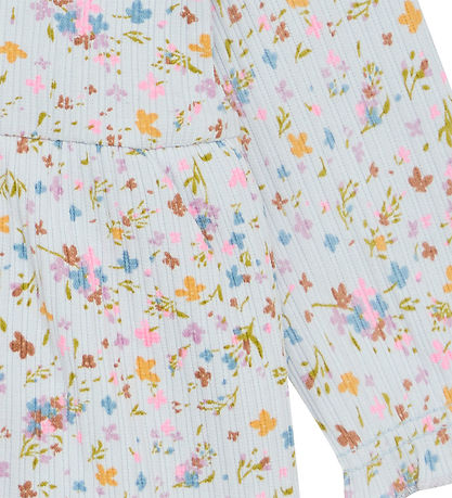 Hust and Claire Bodysuit w. Skirt l/s - HCDenete - Rib - Water