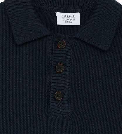 Hust and Claire Polo shirt - HCPercy - Blues