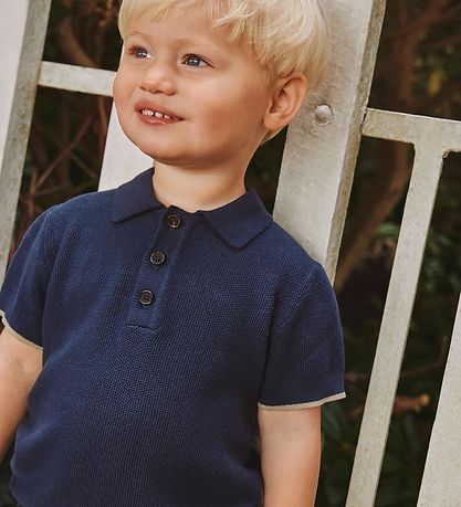 Hust and Claire Polo shirt - HCPercy - Blues
