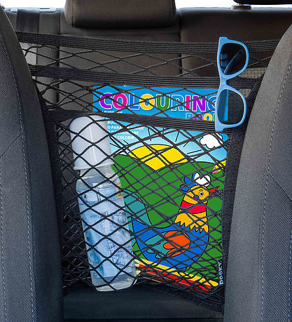 Dooky Organizer für Autositz - 28 x 28 cm - Schwarz