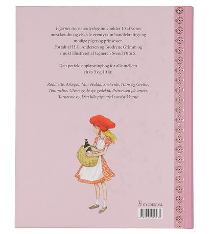 Forlaget Gyldendal - The Girls' Large Fairy Tale Book - Danish Forlaget Gyldendal - The Girls' Large Fairy Tale Book - Danish
