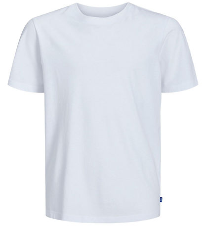 Jack & Jones Stuttermabolur - Noos - JjeOrganic - Hvítt