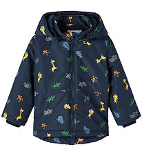 Name It Puffer Jacket - NbmMax - Dark Sapphire w. Print Name It Puffer Jacket - NbmMax - Dark Sapphire w. Print