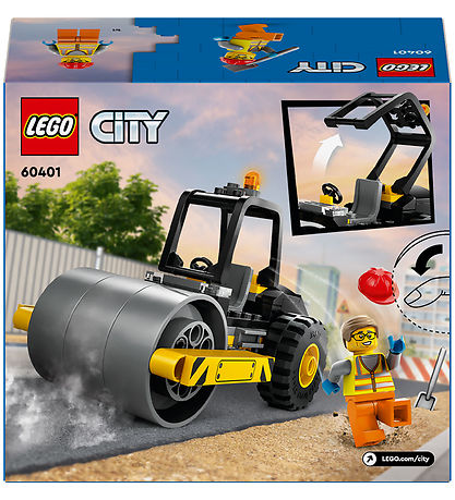 LEGO® City - Construction Steamroller 60401 - 78 Parts LEGO® City - Construction Steamroller 60401 - 78 Parts