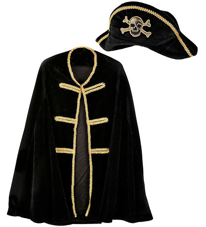 Den Goda Fen Costume - Pirate Cloak w. Hat Den Goda Fen Costume - Pirate Cloak w. Hat