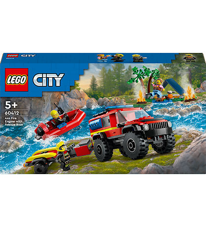 LEGO® City - 4x4 Fire Truck with Rescue Boat 60412 - 30 LEGO® City - 4x4 Fire Truck with Rescue Boat 60412 - 30
