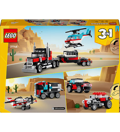 LEGO® Creator - Flatbed Truck with Helicopter 31146 - 3-I-1 - 27