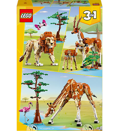 LEGO® 크리에이터 - 야생 사파리 동물 31150 - 3-in-1 - 780개