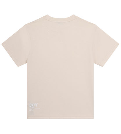 DKNY T-shirt - Cream w. White