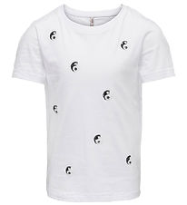 Kids Only T-shirt - KogKita Yin Yang - Bright White Kids Only T-shirt - KogKita Yin Yang - Bright White