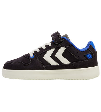 Hummel Schoenen - St. Power Play Suede Jr - Obsidiaan Hummel Schoenen - St. Power Play Suede Jr - Obsidiaan