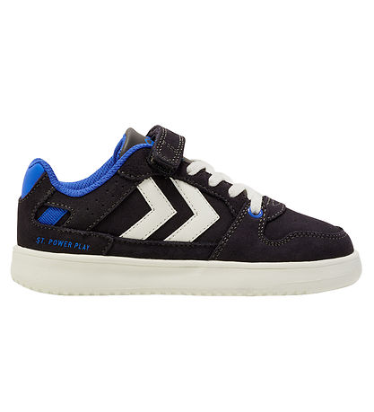 Hummel Schoenen - St. Power Play Suede Jr - Obsidiaan Hummel Schoenen - St. Power Play Suede Jr - Obsidiaan