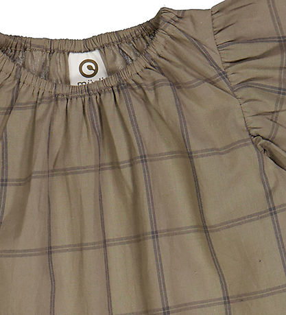 Müsli Dress - Check - Cashew