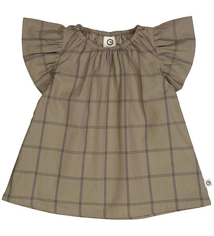 Müsli Dress - Check - Cashew