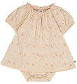 Body robe m/c Müsli - Anémones - Démêlant Rose/Maïs/Démêlant Cre