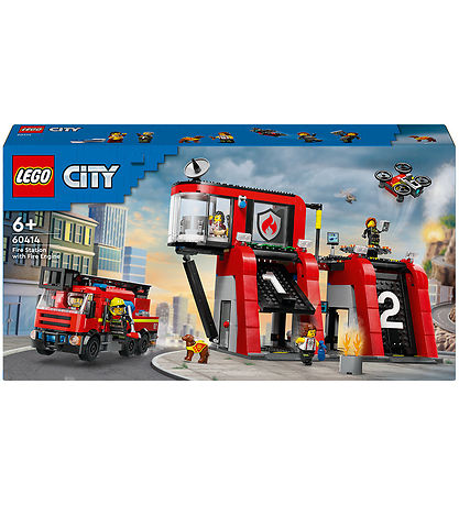 LEGO® City - Paloasema ja paloauto 60414 - 843 Osaa