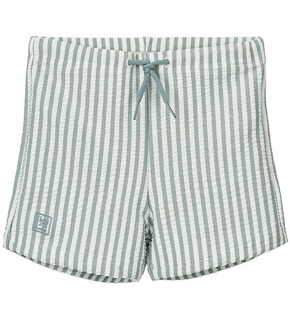 Liewood Swim Trunks - UV40+ - Otto - Stripe Sea Blue/White
