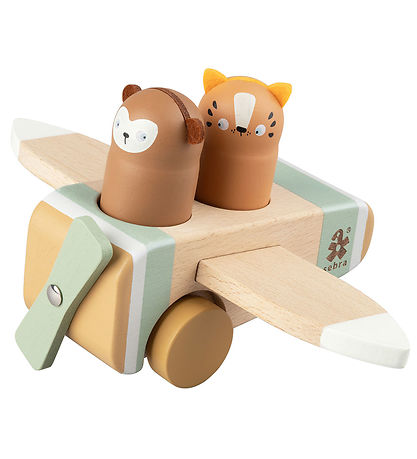 Sebra Airplane - Wood - Wildlife
