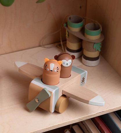 Sebra Airplane - Wood - Wildlife