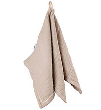 Sebra Washcloths - 3-Pack - Muslin - Seabreeze Beige Sebra Washcloths - 3-Pack - Muslin - Seabreeze Beige
