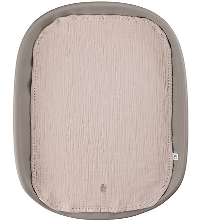 Sebra Changing Mat - 2-Pack - Muslin - Seabreeze Beige