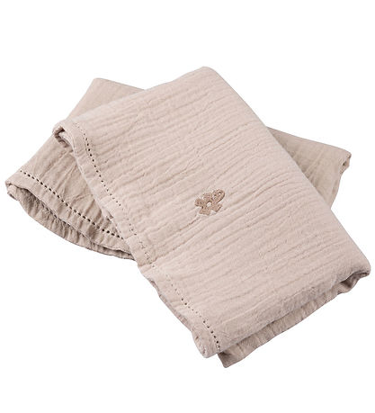 Sebra Changing Mat - 2-Pack - Muslin - Seabreeze Beige