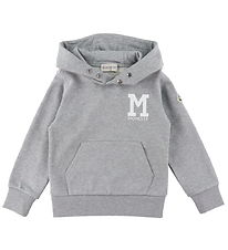 Moncler Hoodie - Grey Melange Moncler Hoodie - Grey Melange
