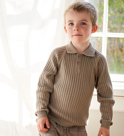 Müsli Blouse - Knitted Rib - Cashew